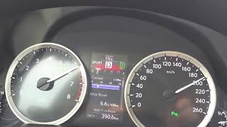 Lexus IS300H acceleration 100-210 km/h