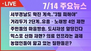 [생방송] 21년 7월 14일(수) 서경방송 뉴스인타임