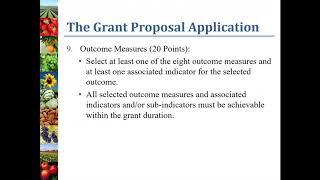 2020 SCBGP Grant Proposal Process