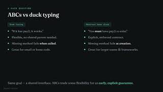 Python Abstract Base Classes Explained (ABC + @abstractmethod)