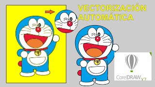 Como hacer vectorizaciones automáticas en corel draw. (Facil y sencillo)