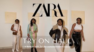 *HUGE ZARA AUTUMN/WINTER TRY ON HAUL* | NEW IN + HOW TO STYLE | FALL MUST HAVES | NENEH BINTA