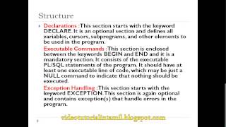 PL/SQL tutorial in tamil - Basic concept to write basic program part 1