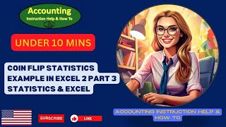 Coin Flip Statistics Example in Excel 2 Part 3