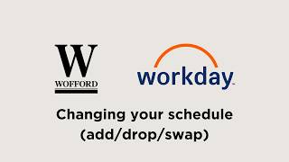 06 - Changing your schedule (add/drop/swap)