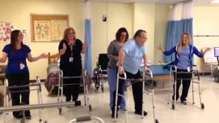 John Woloski and Therapists Dance for Stroke Awareness
