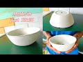 Diy- White Cement flower pot making | White Cement planter