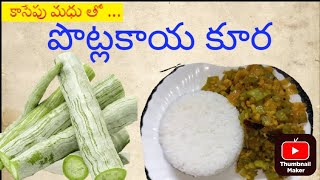 పొట్లకాయ కూర | కాసేపు మధు తో... | Snake gourd Curry |