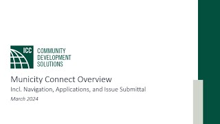 Municity Connect Overview