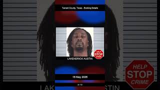 Tarrant County, Texas Booking Records 18 May 2026