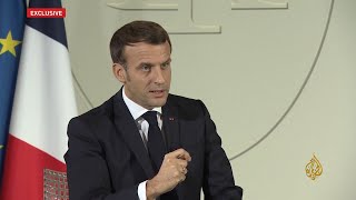 Emmanuel Macron on Prophet Mohammed cartoons: It is not my role to limit freedom of speech