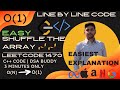 1470. Shuffle the Array | O(1) | C++| Easiest Explanation | Line by Line Code |DSA buddy