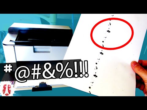 HOW TO Fix Printer Ink Smudges, Black Lines, Dots & Marks On Paper ...