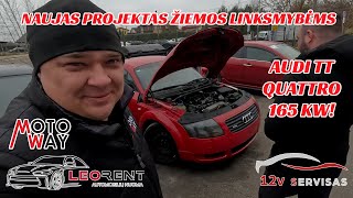 MARKELEVIČIUS #105 NUSIPIRKOM AUDI TT QUATTRO 165 KW ŽIEMOS LINKSMYBĖMS!