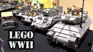 100+ Custom LEGO WWII Vehicles by Brickmania