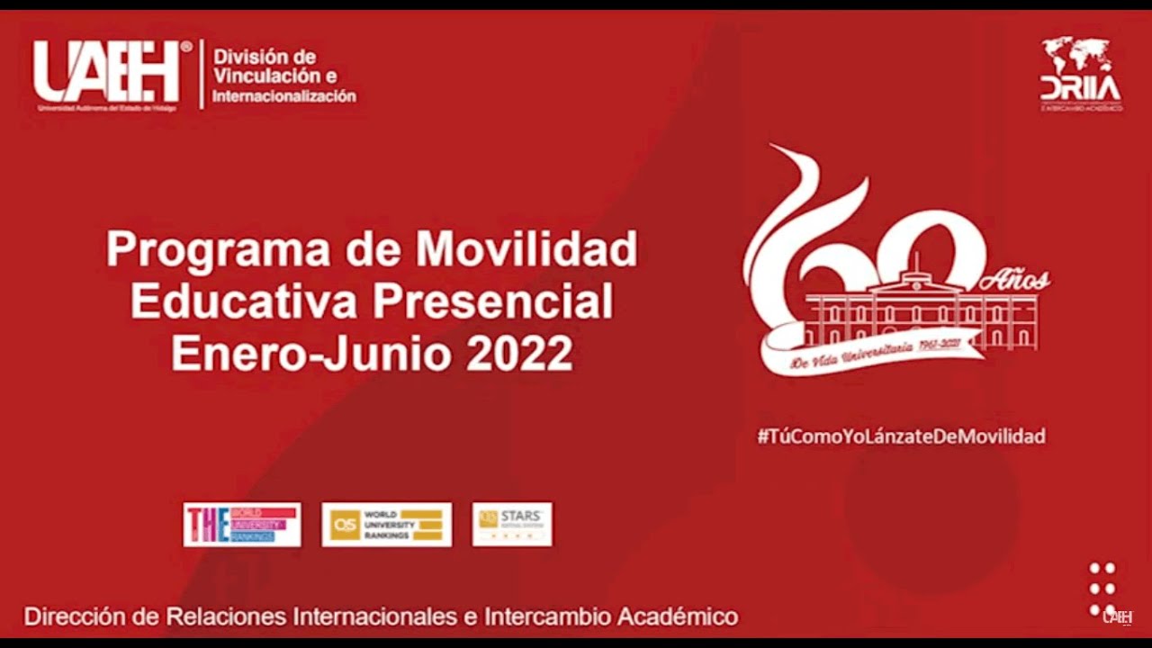 Convocatoria Del Programa De Movilidad Educativa Presencial Para El ...