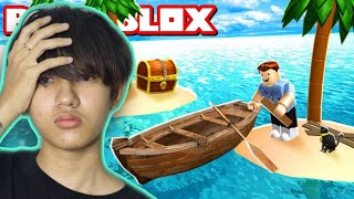 មករៀនសងទូកជិះនៅក្នុង Roblox Build a boat for treasure