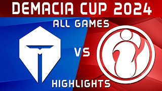 TES vs IG ALL GAMES Highlights | Demacia Cup 2024 | Top Esports vs Invictus Gaming by Onivia