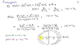 Poles and Zeros of z-Transforms