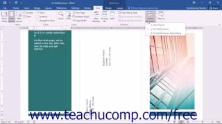 Word 2016 Tutorial Switching Open Documents Microsoft Training