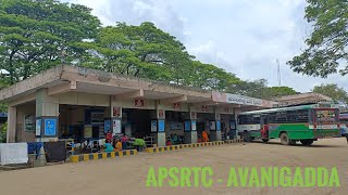 A Short Video on APSRTC Avanigadda Bus Station|| Andhra Pradesh