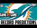 2021 NFL Record Predictions | Miami Dolphins Record Prediction 2021