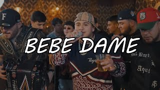 Fuerza Regida, Grupo Frontera - Bebe Dame (Master Video Lyrics)