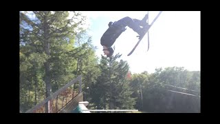 The Backflip Progression On Skis (Inspiring)