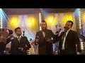 Simcha Leiner, Itzik Dadya, & Beri Weber, sing L'chaim at Epic Wedding
