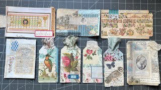 Craft with me #whatsinmybox | Random ephemera making session EP 40