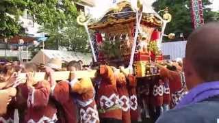 平成27年7月25日　茅ヶ崎市菱沼八王子神社　例大祭宮立ち