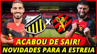 🚨Acabou de Sair! Com Novidades Saiba os Jogadores Que Viajaram Para a Estreia! Notícias Sport Recife