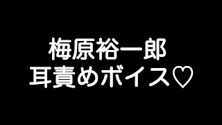 男性声優 ボイス 梅原裕一郎「アナタのためなら俺は全てを惜しまない…」