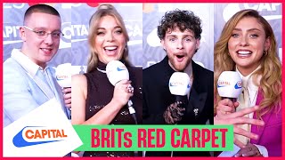 Tom Grennan, Becky Hill, Aitch And More On The BRIT Awards 2023 Red Carpet 🤩 | Capital