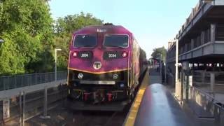 Leominster: MBTA Commuter Trains (2034 Out/Inbound, 1031 Outbound) @ Leominster Station