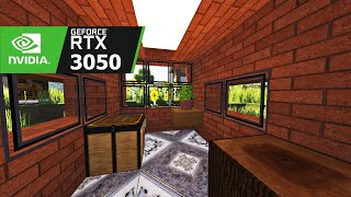 RTX 3050 Minecraft test | Textures + shaders test Minecraft