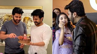 Video: Sharwanand Birthday Celebrations | Ram Charan | Sreekaram Movie Press Meet | Priyanka Mohan