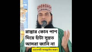 রাস্তার কোন পাশ দিয়ে হাঁটা সুন্নত আমরা জানি না, ওয়ালিদ সাইফুল্লাহ #shortsvideo #shortvideo #shorts