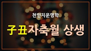 [천인지운명학] 자축월 상생