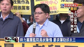 邱太三關說疑雲  時力要求監察院彈劾－民視新聞