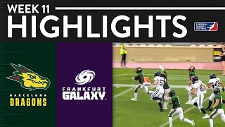 Barcelona Dragons vs Frankfurt Galaxy | Highlights | Week 11