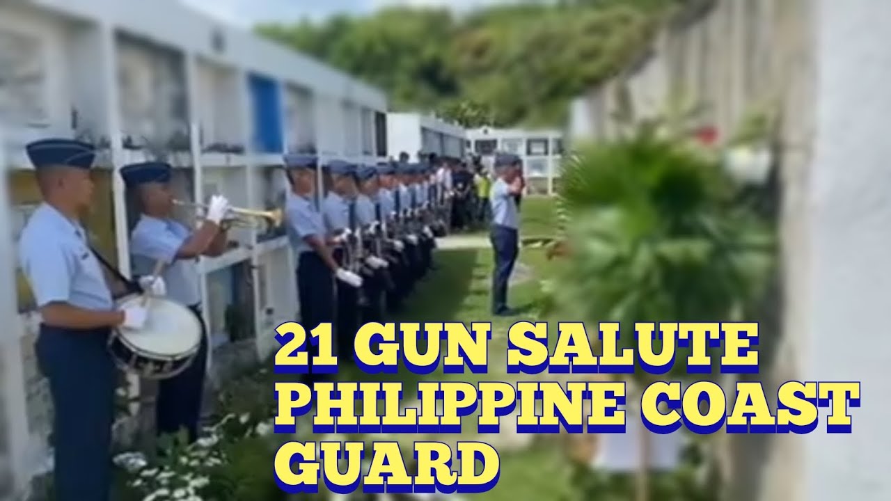 21 Guns Salute By Philippine Coast Guard District Western Visayas ...