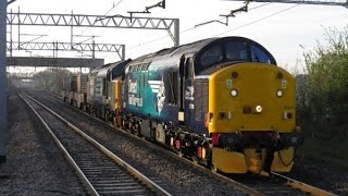 37716 \u0026 37688  on 6C53 Crewe Coal Sidings - Sellafield B.N.F 21/04/2016