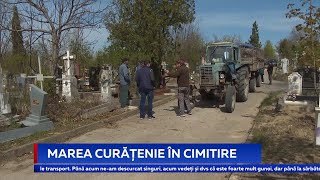 Marea curățenie în cimitire