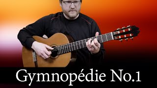 Gymnopédie No. 1 - Erik Satie (Classical Guitar Tabs Cover Fingerstyle Music)