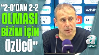 Trabzonspor 2-2 Konyaspor Abdullah Avcı Maç Sonu Basın Toplantısı / A Spor / 90+1 / 06.11.2022