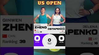 Tennis WTA US Open New York Zheng vs Ostapenko #Shorts