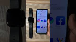 How to connect noisefit smart watch to mobile #shorts #youtubeshorts