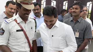 AP CM YS Jagan congratulate Police for Jumping into canal to save women