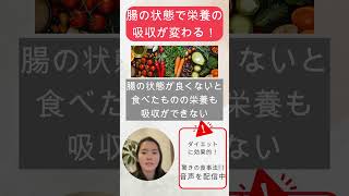 腸活をしよう！腸内環境が良いと栄養の吸収が高まる！